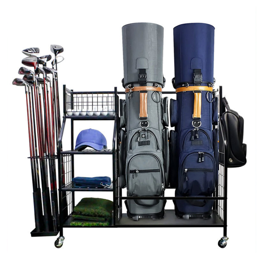 Golf Equipment Organizer For Garage - Golf Bag Storage Garage Organizer Rack