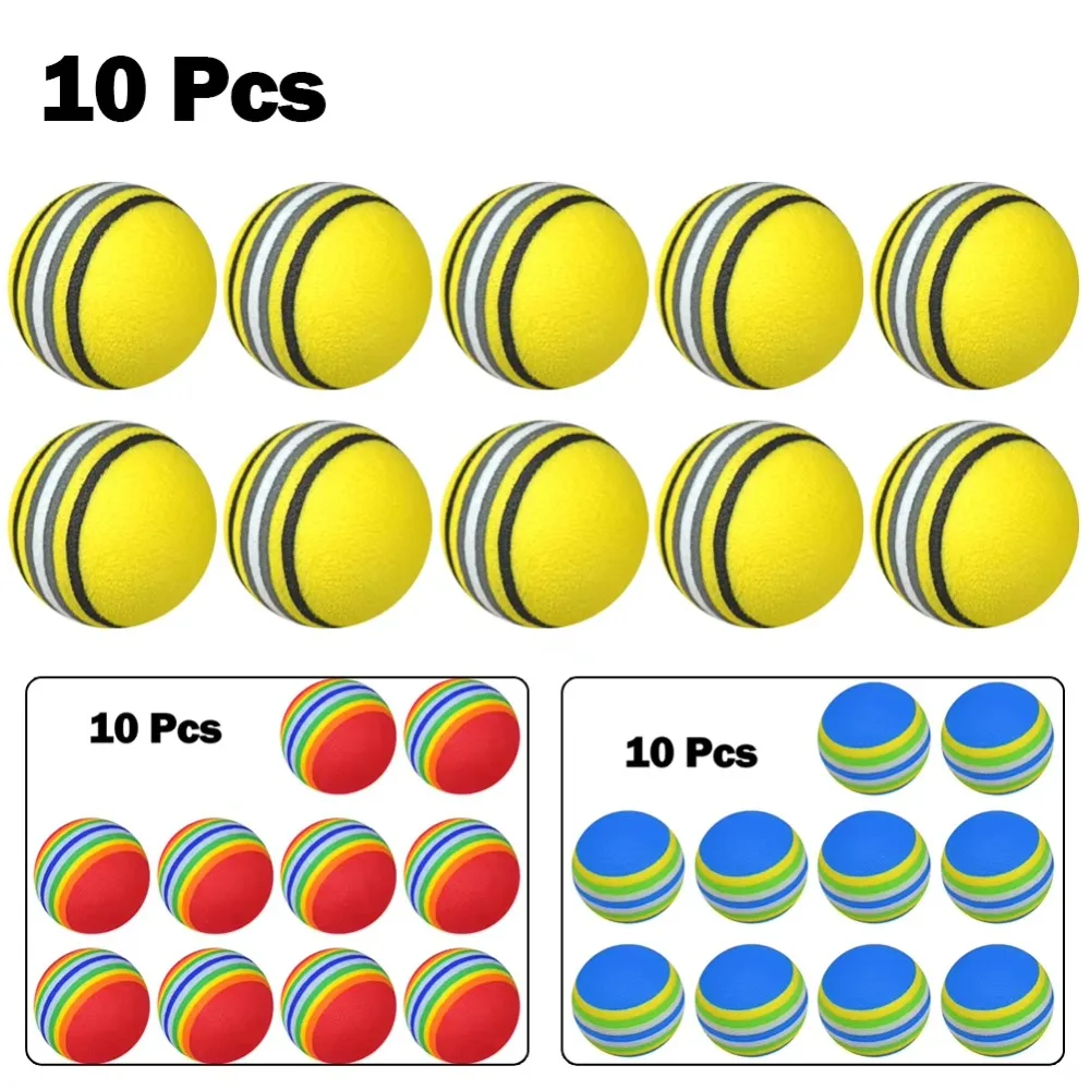 Golf Equipment Indoor - 10Pcs 35mm Golf Practice Foam Balls