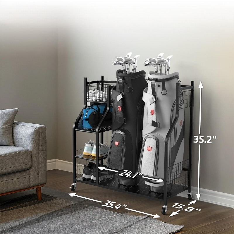 Golf Equipment Manufacturers - Golf Bag Storage Rack, Club Display