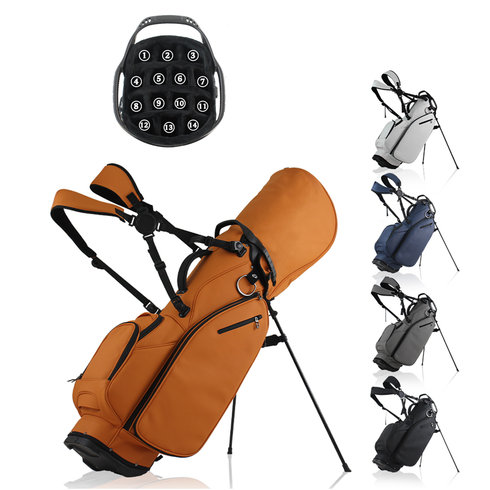 Golf Bag Stand Cart - 14 Way Full Length Dividers Golf