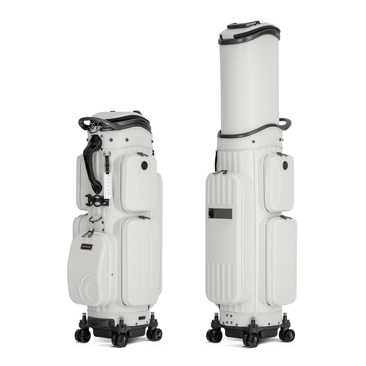 HELIX Hard Case Golf Bag with  - огляд і ціна Golf Bag Stand Cart