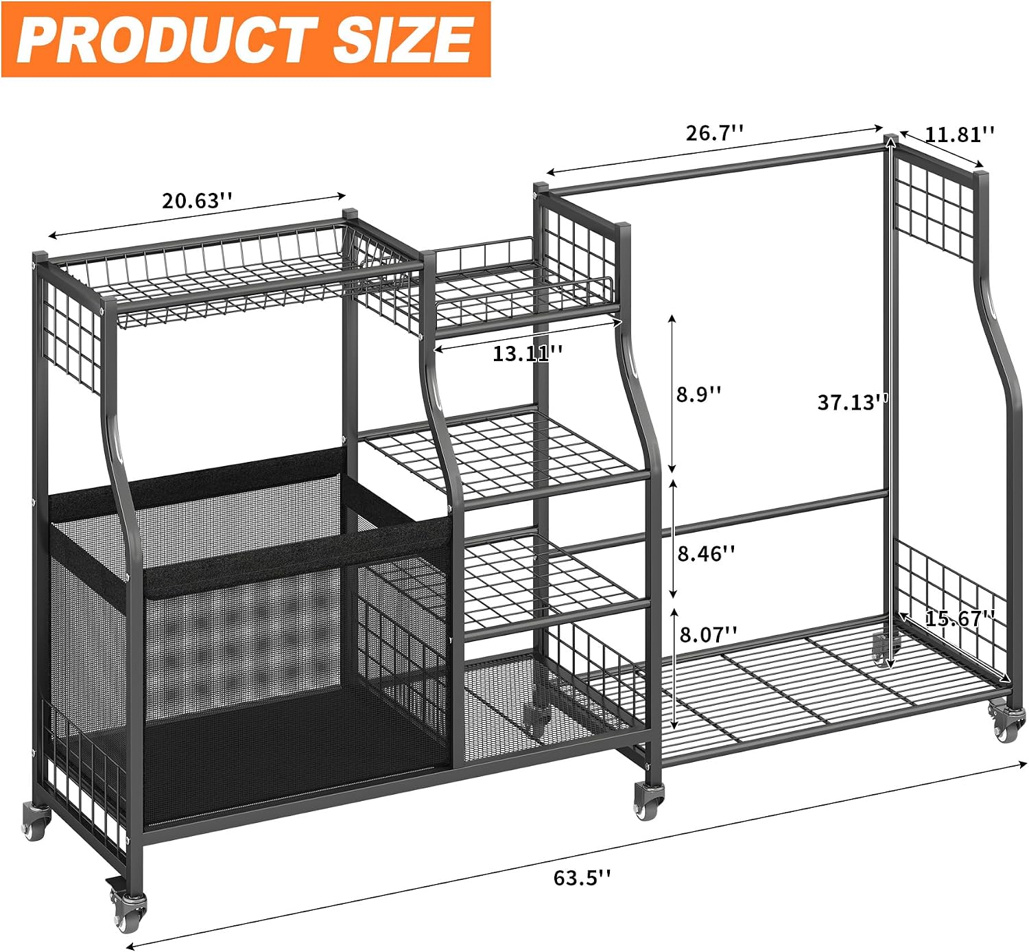 Golf Bag Storage Rack Organize - огляд і ціна Golf Equipment Organizer For Garage