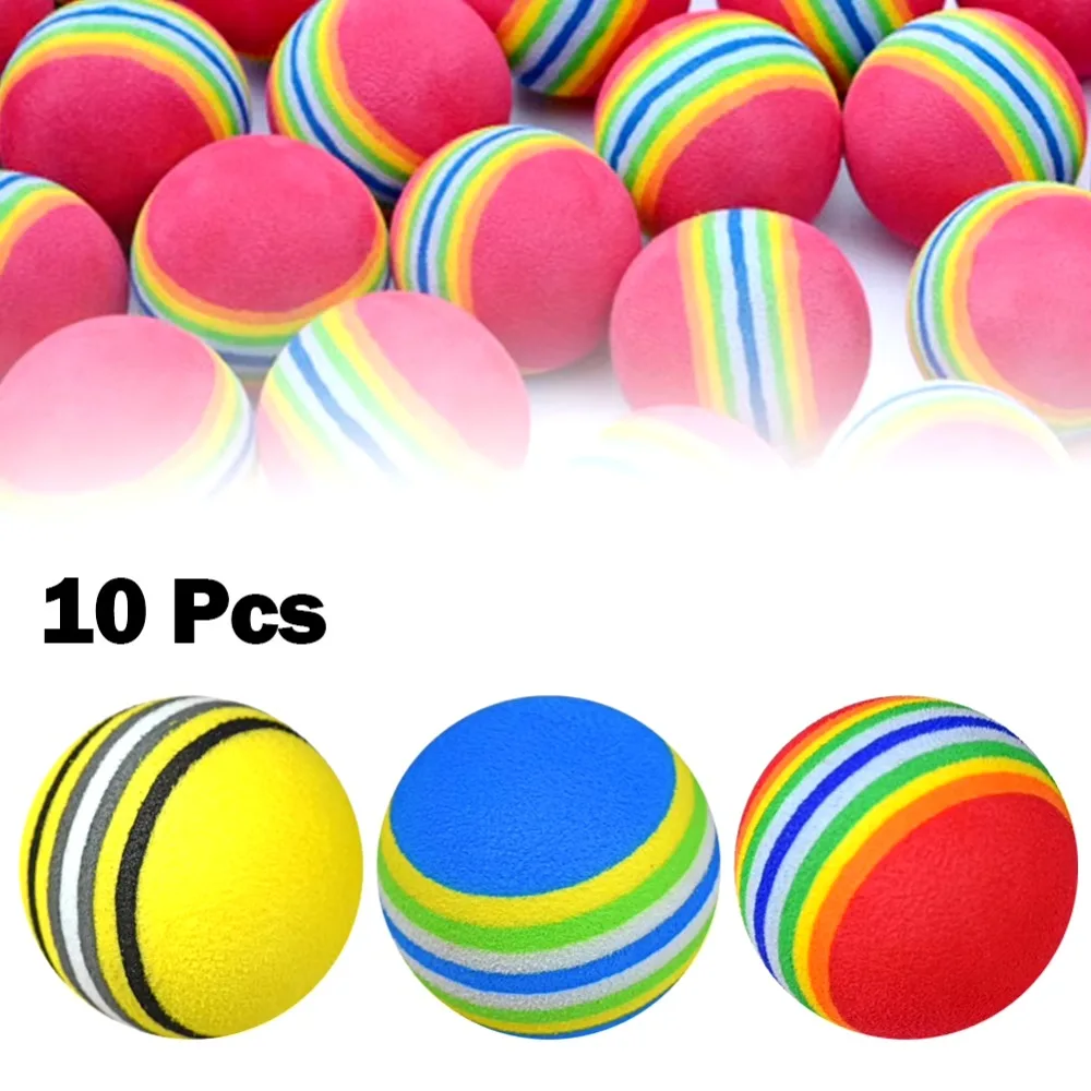 10Pcs 35mm Golf Practice Foam  - огляд і ціна Golf Equipment Indoor