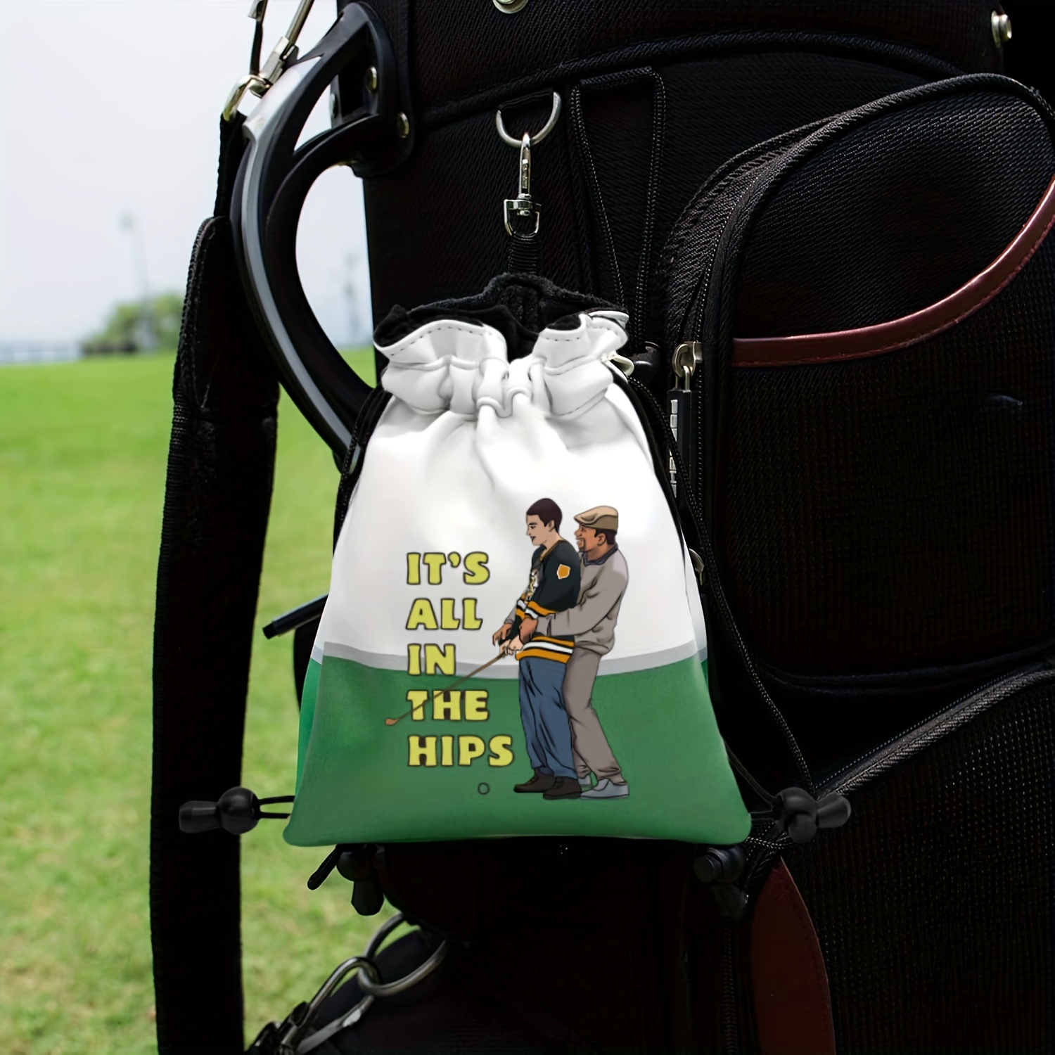 Funny Golf Valuables Pouch, PU - огляд і ціна Golf Bag Stand Cart