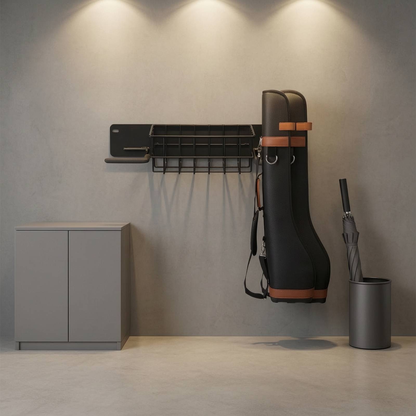 Golf Storage Rack Wall-Mounted - огляд і ціна Golf Equipment Organizer For Garage