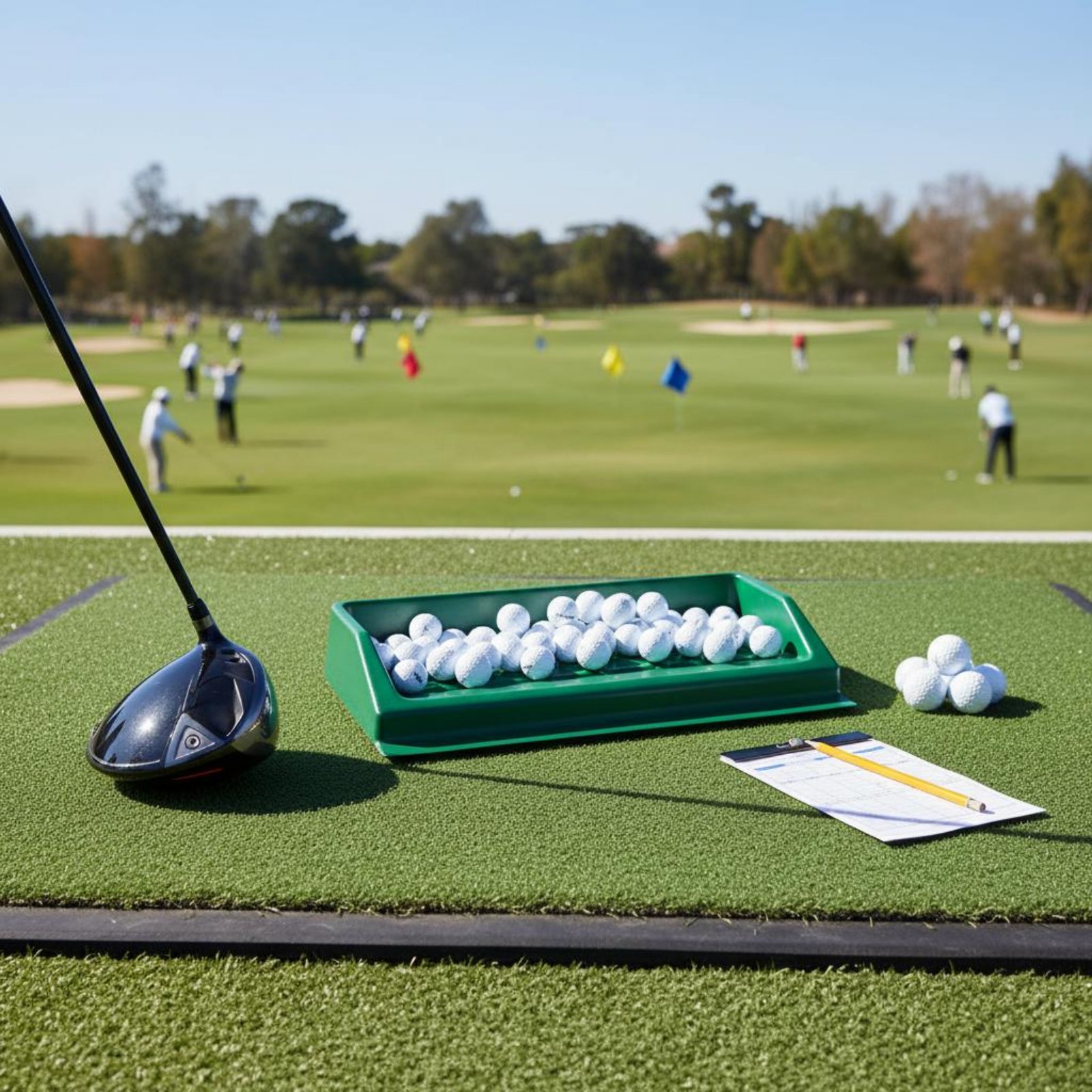 ABS Golf Tee Tray Sturdy Golf  - огляд і ціна Golf Equipment Indoor