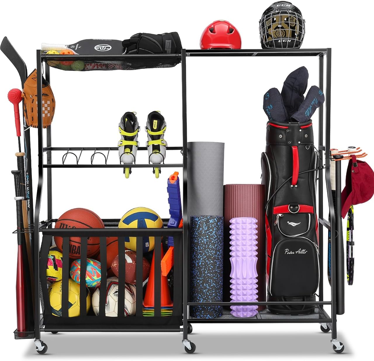 Garage Sports Equipment Organi - огляд і ціна Golf Equipment Organizer For Garage