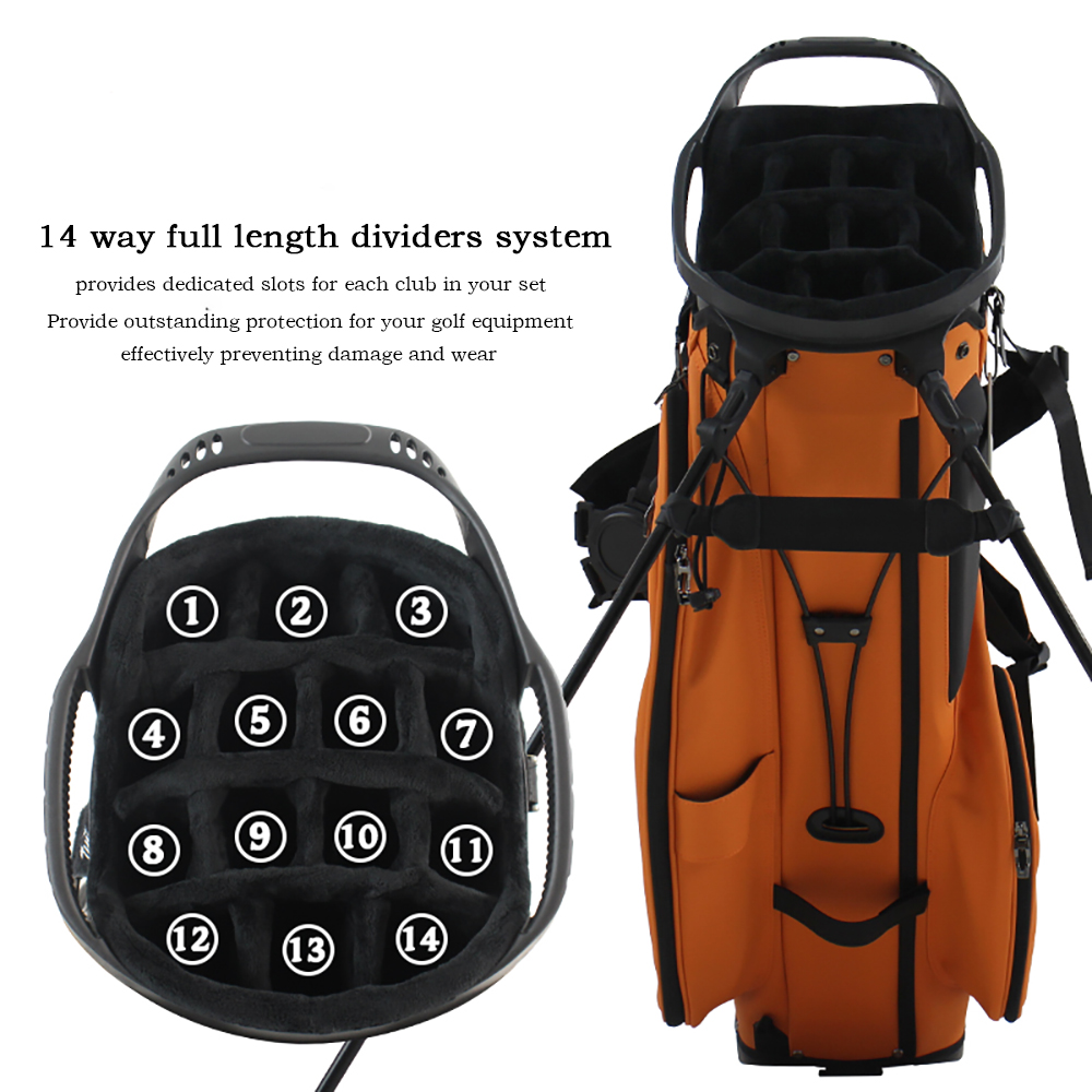 14 Way Full Length Dividers Go - огляд і ціна Golf Bag Stand Cart
