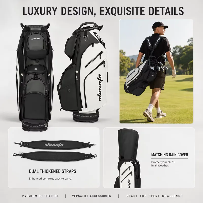 Wosofe 14 Way Golf Cart Bag Wa - огляд і ціна Golf Bag Stand Cart